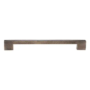 Click Here To Enlarge This Photo Of V1395 457-AT Heritage Brass Door Pull Handle Metro Hammered Design 457mm Antique Brass Finish