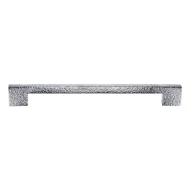 Click Here To Enlarge This Photo Of V1395 457-PC Heritage Brass Door Pull Handle Metro Hammered Design 457mm Polished Chrome Finish