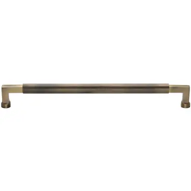 Click Here To Enlarge This Photo Of V1315 483-AT Heritage Brass Bauhaus Knurled Appliance Pull 483mm Antique Brass Finish