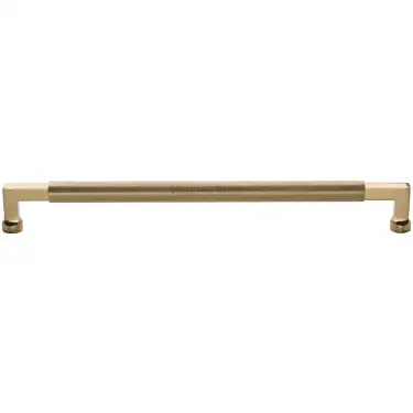 Click Here To Enlarge This Photo Of V1315 483-PB Heritage Brass Bauhaus Knurled Appliance Pull 483mm Polished Brass Finish