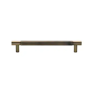 V1465 305-AT Heritage Brass Appliance Pull Knurled Design 305mm Antique Brass Finish