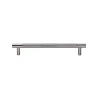 V1465 305-SN Heritage Brass Appliance Pull Knurled Design 305mm Satin Nickel Finish