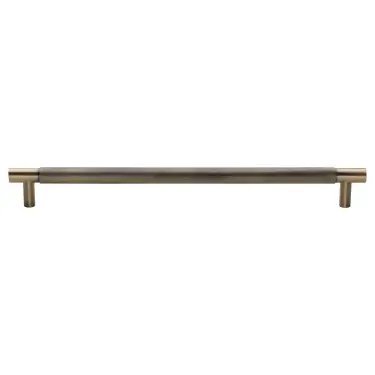 Click Here To Enlarge This Photo Of V1465 457-AT Heritage Brass Appliance Pull Knurled Design 457mm Antique Brass Finish