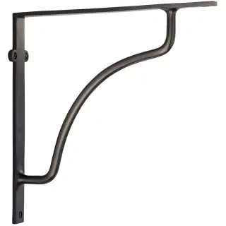 BR2120 10-MB Heritage Brass Cable Shelf Bracket 10" Matt Bronze finish
