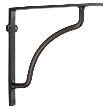 Click Here To Enlarge This Photo Of BR2120 8-MB Heritage Brass Cable Shelf Bracket 8" Matt Bronze finish