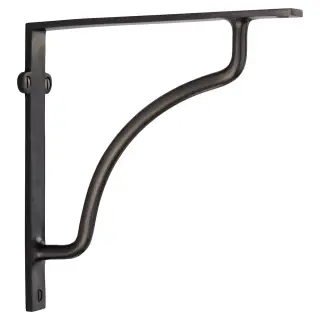 BR2120 8-MB Heritage Brass Cable Shelf Bracket 8" Matt Bronze finish