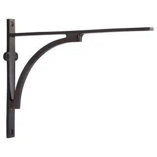 BR2140 10-MB Heritage Brass Arch Shelf Bracket 10'' x 8'' Matt Bronze finish