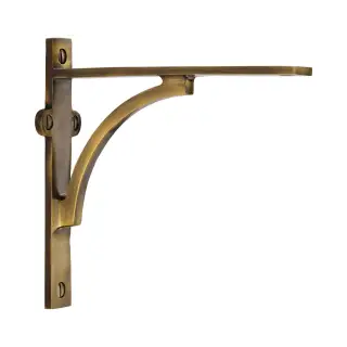 BR2140 6-AT Heritage Brass Arch Shelf Bracket 6'' x 5'' Antique Brass finish