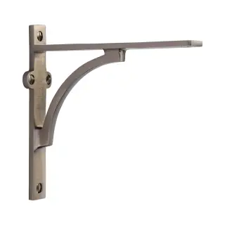BR2140 6-SN Heritage Brass Arch Shelf Bracket 6'' x 5'' Satin Nickel finish