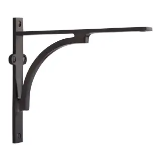 BR2140 8-MB Heritage Brass Arch Shelf Bracket 8'' x 6&period;5'' Matt Bronze finish