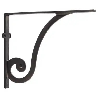 Click Here To Enlarge This Photo Of BR2170 10-MB Heritage Brass Ornate Shelf Bracket 10'' x 8'' Matt Bronze finish