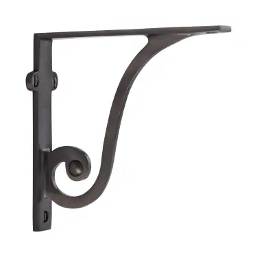 Click Here To Enlarge This Photo Of BR2170 6-MB Heritage Brass Ornate Shelf Bracket 6'' x 5'' Matt Bronze finish