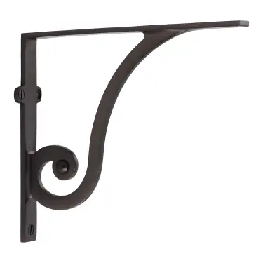 Click Here To Enlarge This Photo Of BR2170 8-MB Heritage Brass Ornate Shelf Bracket 8'' x 6&period;5'' Matt Bronze finish