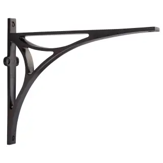 BR2190 10-MB Heritage Brass Bridge Shelf Bracket 10'' x 8'' Matt Bronze finish