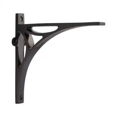 Click Here To Enlarge This Photo Of BR2190 6-MB Heritage Brass Bridge Shelf Bracket 6'' x 5'' Matt Bronze finish