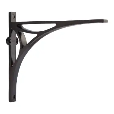 Click Here To Enlarge This Photo Of BR2190 8-MB Heritage Brass Bridge Shelf Bracket 8'' x 6&period;5'' Matt Bronze finish