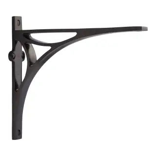 BR2190 8-MB Heritage Brass Bridge Shelf Bracket 8'' x 6&period;5'' Matt Bronze finish