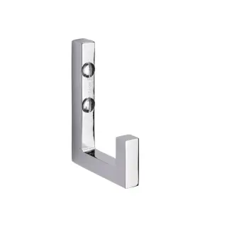 V1045-PC Heritage Brass Square Single Robe Hook Polished Chrome finish