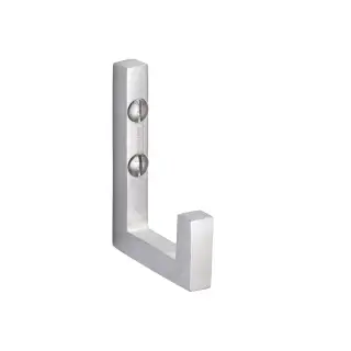 V1045-SC Heritage Brass Square Single Robe Hook Satin Chrome finish