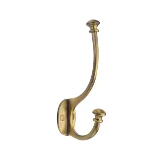 V1052-AT Heritage Brass Ball Hat And Coat Hook Antique Brass finish