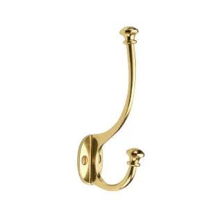 V1052-PB Heritage Brass Ball Hat And Coat Hook Polished Brass finish