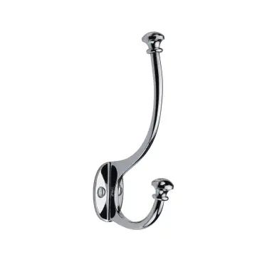 Click Here To Enlarge This Photo Of V1052-PC Heritage Brass Ball Hat And Coat Hook Polished Chrome finish