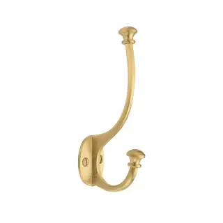 V1052-SB Heritage Brass Ball Hat And Coat Hook Satin Brass finish