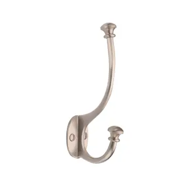 Click Here To Enlarge This Photo Of V1052-SN Heritage Brass Ball Hat And Coat Hook Satin Nickel finish