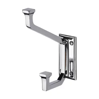 V1053-PC Heritage Brass Rectangular Hat and Coat Hook Polished Chrome finish