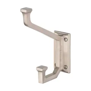 V1053-SN Heritage Brass Rectangular Hat and Coat Hook Satin Nickel finish