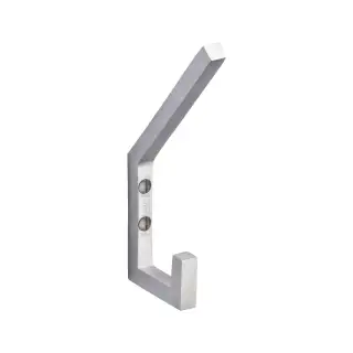 V1055-SC Heritage Brass Square Double Robe Hook Satin Chrome finish