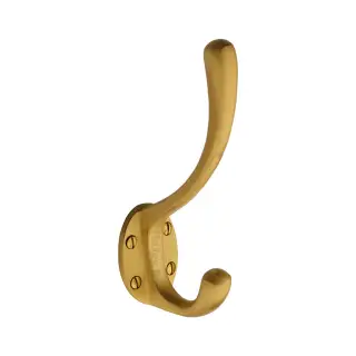 V1068 142-SB Heritage Brass Classic Hat & Coat Hook Satin Brass finish