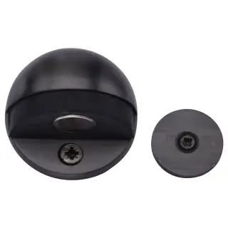 V1080 MAG-MB Heritage Brass Round Shielded Floor Mounted Magnetic Door Stop Matt Bronze finish