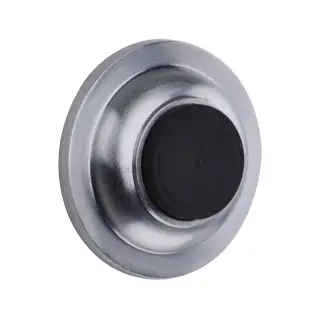 V1194-SC Heritage Brass Wall Mounted Door Stop Buffer Satin Chrome Finish