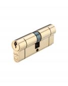 V5EP70DPBE - Zoo Hardware Vier V5 Euro Profile Double Cylinder 70mm &lpar;35&sol;35&rpar; Polished Brass
