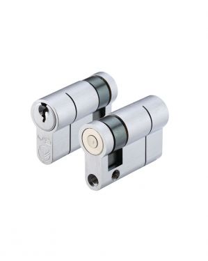 Click Here To Enlarge This Photo Of V5EP70SSCE - Zoo Hardware Vier V5 Euro Profile Single Cylinder 70mm &lpar;60&sol;10&rpar; Satin Chrome