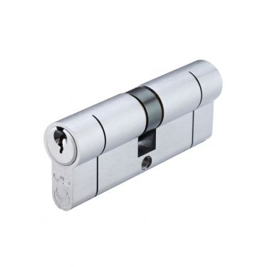 Click Here To Enlarge This Photo Of V5EP80DSCE - Zoo Hardware Vier V5 Euro Profile Double Cylinder 80mm &lpar;40&sol;40&rpar; Satin Chrome
