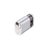 V5OP40SSCE - Zoo Hardware Vier V5 Oval Profile Single Cylinder 40mm &lpar;30&sol;10&rpar; Satin Chrome