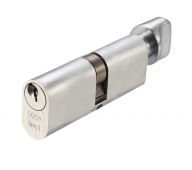 V5OP80CTSCE - Zoo Hardware Vier V5 Oval Profile Cylinder & Turn 80mm &lpar;40&sol;40T&rpar; Satin Chrome