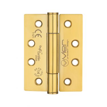 Click Here To Enlarge This Photo Of VHC243PVD - Zoo Hardware Vier Grade 14 Concealed Bearing Hinges &lpar;Square&rpar; 102 x 76 x 3mm - PVD Stainless Brass