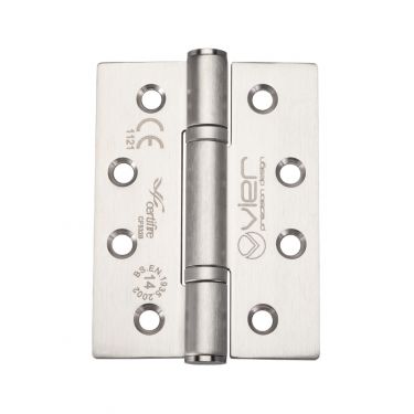 Click Here To Enlarge This Photo Of VHP-243-S - Zoo Hardware Vier Grade 14 Low Maintenance Hinges &lpar;Square&rpar; 102 x 76 x 3&period;4mm - Satin Stainless Steel