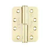 VSLHL43REB - Zoo Hardware Vier Grade 11 Lift Off Hinges &lpar;Radius&rpar; 102 x 76 x 3mm &lpar;Left Hand&rpar; Electro Brass