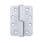 VSLHL43RSC - Zoo Hardware Vier Grade 11 Lift Off Hinges &lpar;Radius&rpar; 102 x 76 x 3mm &lpar;Left Hand&rpar; Satin Chrome
