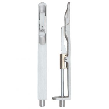 Click Here To Enlarge This Photo Of ZAA03RSA - Zoo Hardware Lever Action Flush Bolt 200 x 20mm &lpar;Radius&rpar; Aluminium