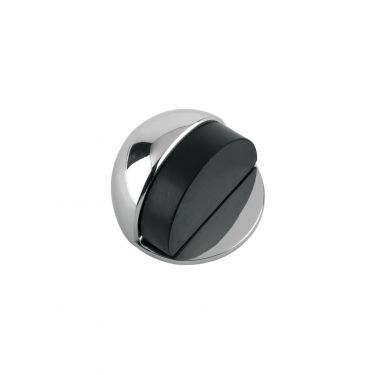 Click Here To Enlarge This Photo Of ZAB06CP - Zoo Hardware Oval Floor Mounted Door Stop &lpar;Concealed Fix&rpar; Polished Chrome