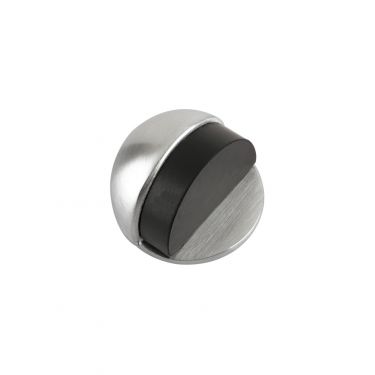 Click Here To Enlarge This Photo Of ZAB06SC - Zoo Hardware Oval Floor Mounted Door Stop &lpar;Concealed Fix&rpar; Satin Chrome
