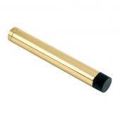 ZAB12 - Zoo Hardware 105mm Wall Mounted Door Stop &lpar;without rose&rpar; Polished Brass