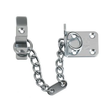 Click Here To Enlarge This Photo Of ZAB15SC - Zoo Hardware Heavy Duty Door Chain &lpar;200mm Chain Length&rpar; Satin Chrome