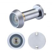 ZAB30SC - Zoo Hardware Door Viewer with 180 Deg&period; Glass Lens &lpar;Suitable for 35-55mm Doors&rpar; Satin Chrome