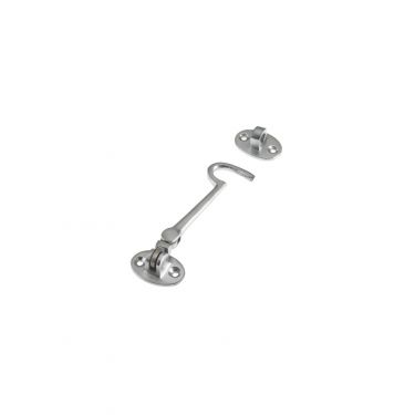 Click Here To Enlarge This Photo Of ZAB61SC - Zoo Hardware Cabin Hook &lpar;Lightweight&rpar; 4" Satin Chrome